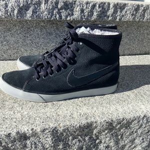 Nike fake fur lined suede high tops